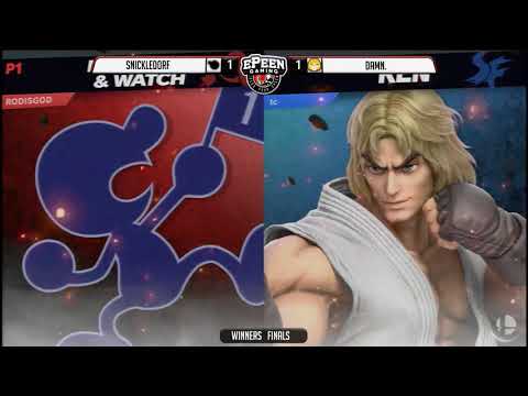 Smash @ TTH - Snickledorf (Mr.G&W) Vs. DAMN. (Ken) - Smash Ultimate (Winners Finals)