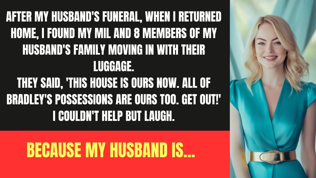 After my husband’s funeral, my in laws moved in and said ,“This house belongs to us Leave! but