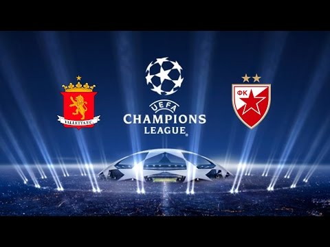 Segunda Ronda / Valletta 1 - 2 Estrella Roja Champions League - All Goals & Highlights - 12/07/2016