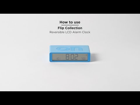 Lexon - How to use Flip alarm clock