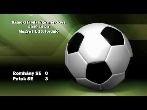 Romhány SE - Patak SE 0 : 3