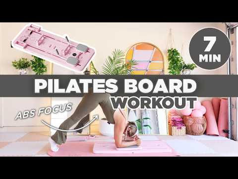7 MIN DAILY ABS | PILATES BOARD WORKOUT