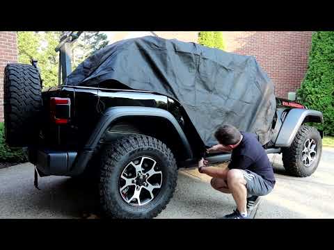 Jeep Rain Cover for Jeep Wrangler JL by Quadratec - Review