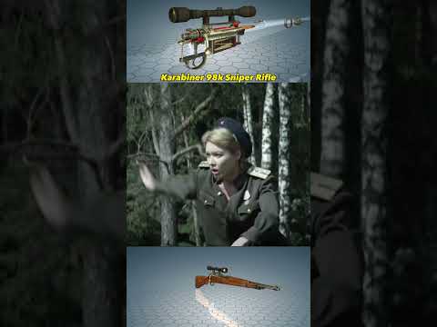 "USSR female soldier VS Nazi Sniper" - WWII Guns #ww2 #war #shorts #viral #film #movie