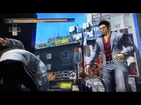 Yakuza 4 - Street Punk Fight playing Kazuma Kiryu