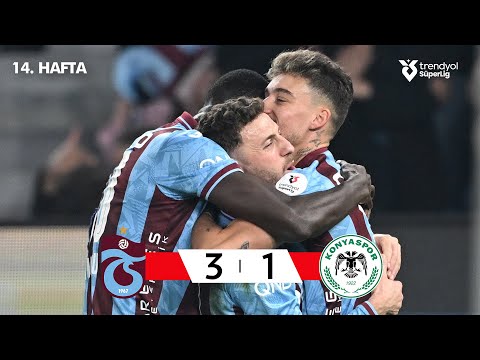 Trabzonspor (3-1) Konyaspor - Highlights/Özet | Trendyol Süper Lig - 2025/26