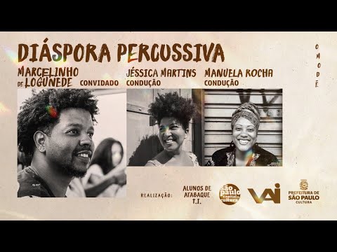 #AOVIVO #Atabaque Projeto Omodé - Diáspora Percussiva com Marcelinho de Logunede