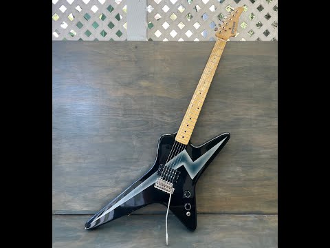 Rare Vintage Kramer Voyager USA guitar, lightning bolt w/OHSC 1980s image 21