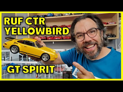 RUF CTR Yellowbird From GT Spirit 1/18 scale showcase