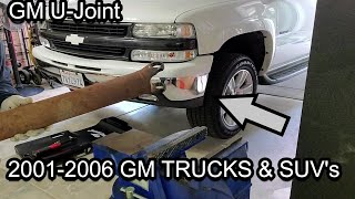 How To Replace Chevy U-Joints  (2001-2006 Trucks & SUV's)