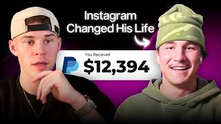 Connor Made Over $12k In ONE Month (with Instagram)