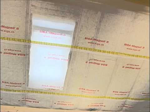 SIGA Sicrall 60 - Collage d'un recouvrement et joint de panneaux étanche à l'air