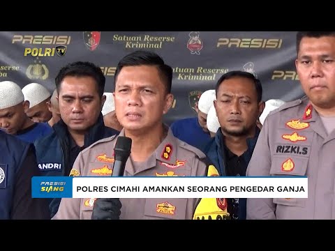 POLRES CIMAHI UNGKAP MODUS BARU PEREDARAN GANJA YANG DIKEMAS DALAM OLEH OLEH