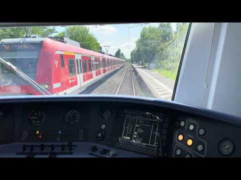 S6 Groß Karben - Darmstadt Hbf (Innenansicht) 4K