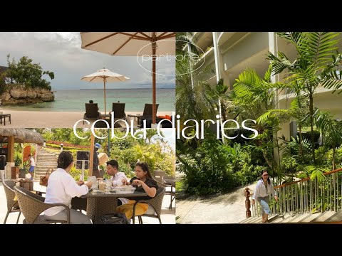 cebu vlog part one – travelling with friends, beach day at shangri-la, cafe hopping