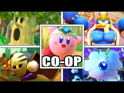 Kirby Star Allies: All Boss Fights + Ending (2 Player Co-op)