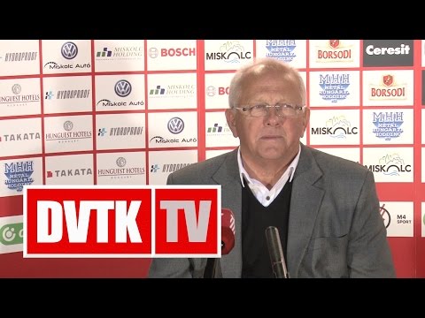 DVTK - Honvéd | Egervári Sándor értékelése | 2016. április 20. | DVTK TV
