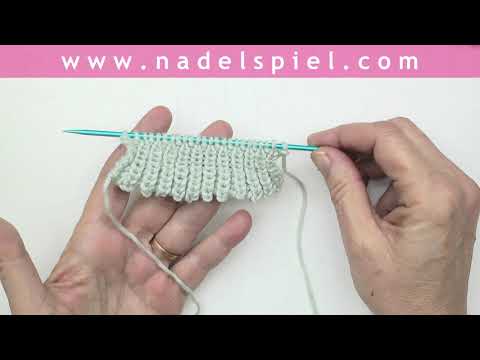 Stricken mit eliZZZa * Patentrippchen mit Fake Mausezähnchen