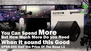 Video thumbnail for Gemini GPSS-650 PORTABLE PA SYSTEM Great Power Speaker with Lithium Battery by expert island