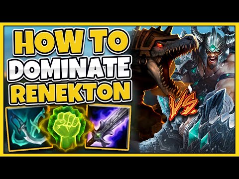 *GUIDE* HOW TO WIN TOP-LANE EVERY GAME AGAINST RENEKTON (RUNES & ITEMS) - League of Legends