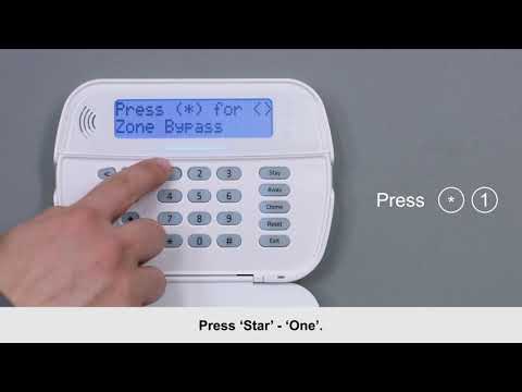 Bypassing Zones on the PowerSeries Neo LCD Keypad