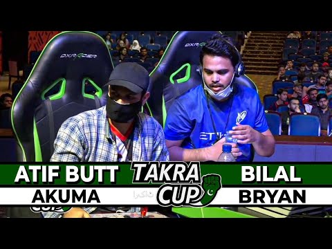 TAKRA CUP 2022 - ATIF BUTT (Akuma) VS BILAL (Bryan) TOP 8 WINNERS | TEKKEN 7