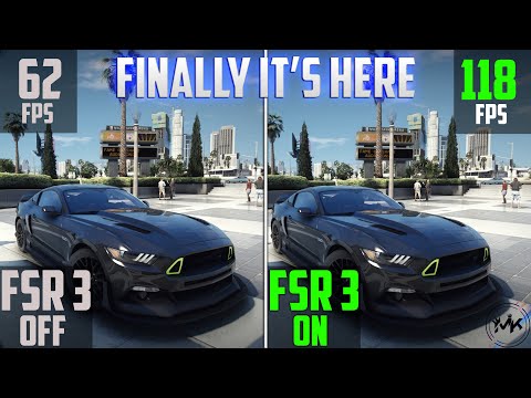 GTA 5 FPS BOOSTER! How to install FSR 3 Mod in GTA 5 & Boost your FPS from 60 to 120FPS+