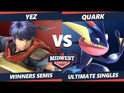 Midwest Arena Winners Semis - Yez (Ike) Vs. Quark (Greninja, Game & Watch) SSBU Smash Ultimate