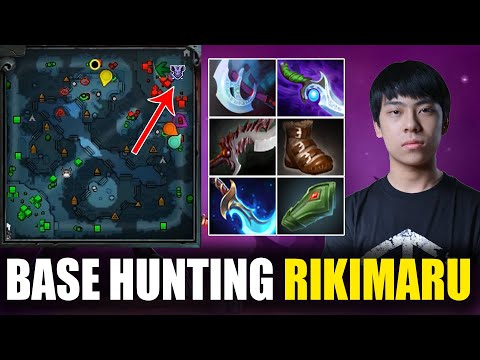 BASE HUNTING RIKIMARU..!! 12 Mins Godlike 16 Mins Ultra Kill | Dota 2 OG.ANA