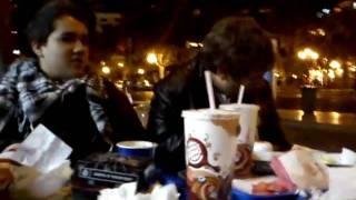 Cabeza contra el cristal