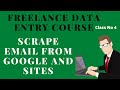 Freelance Data Entry Course How To Scrape Data From Website LinkedIn Web Scraping Class No 4