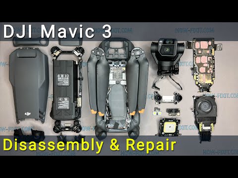 Demontage und Reparatur der DJI Mavic 3 Drohne