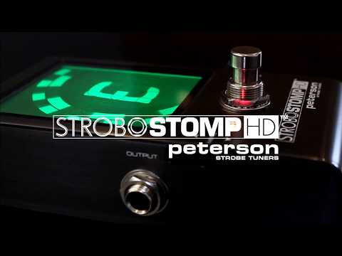 Peterson SS HD StroboStomp HD Stompbox Strobe Tuner w/ Polish Cloth and 2 Cables image 6