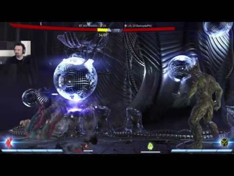 Injustice 2 1st MP gameplay pt21 - Swamp Thing vs. Harley Quinn