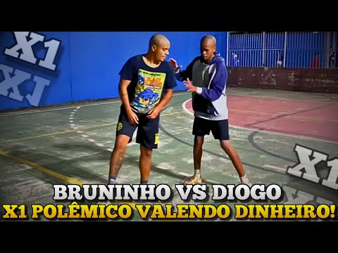 Controversial 1v1 for money - Bruninho vs Diogo 🔥😬🔥