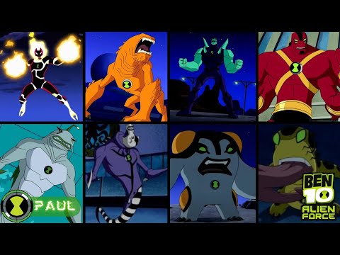 EVERY CLASSIC ALIENS TRANSFORMATIONS IN ALIEN FORCE/ULTIMATE ALIEN | BEN 10
