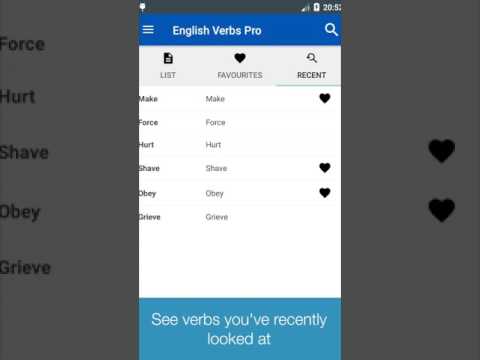 English Verb Conjugator Video