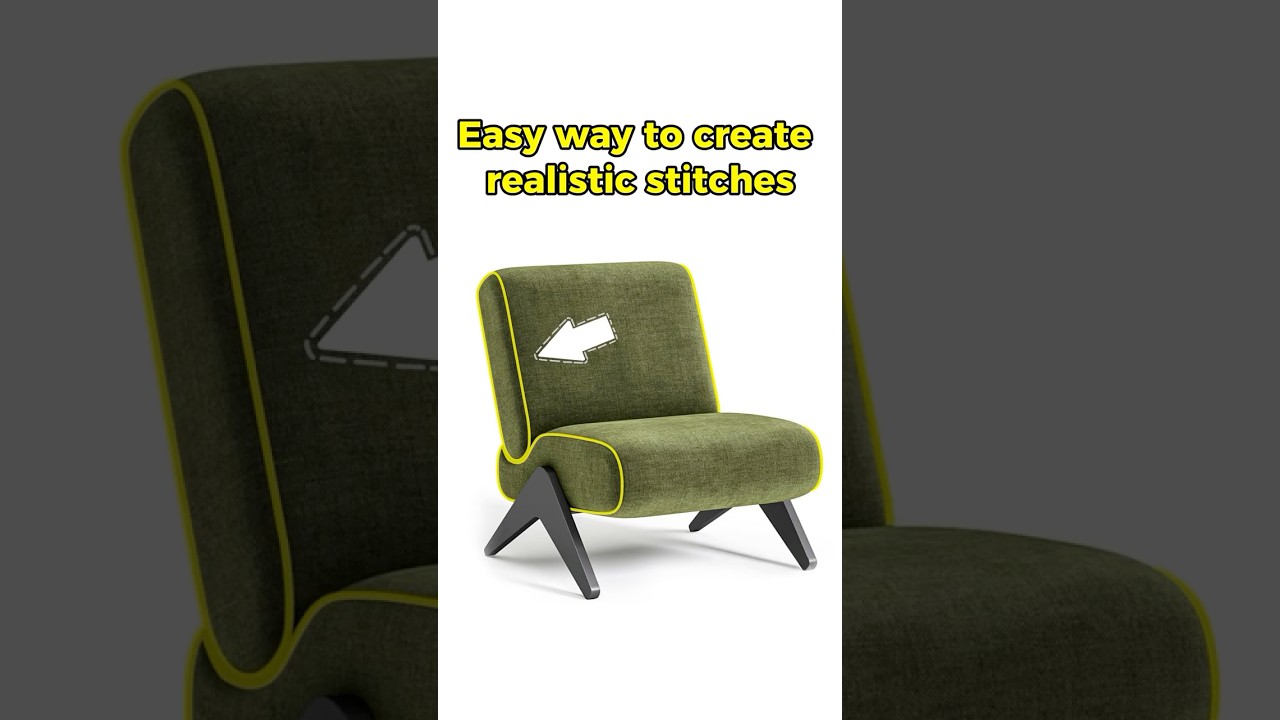 Create quick seams for furniture in 3ds Max | Tips and Tricks | Step by step tutorial