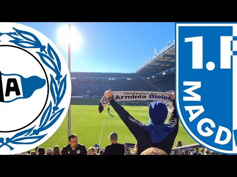 TRAUMTORE IM ABSTIEGSDUELL! | Vlog bei Arminia Bielefeld vs. Magdeburg ⚫⚪🔵⚪