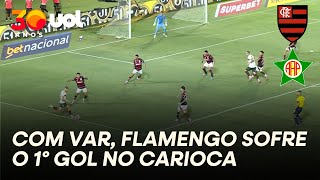 GOL DA PORTUGUESA! RHUAN ABRE O PLACAR CONTRA O FLAMENGO NA ESTREIA DO CAMPEONATO CARIOCA