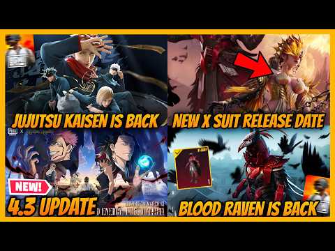🔥JUJUTSU KAISEN IS BACK l NEXT X SUIT REVEAL l UC UP EVENT l 4.3 UPDATE BGMI