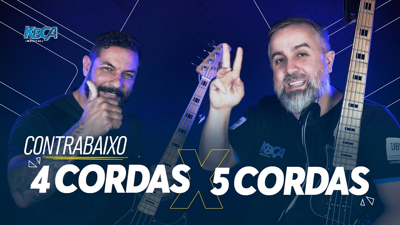 Baixo de 4 ou 5 Cordas? / Demonstração com Tagima TJB4 e TJB5 - Papo Kbça com Marcelo Fassbinder