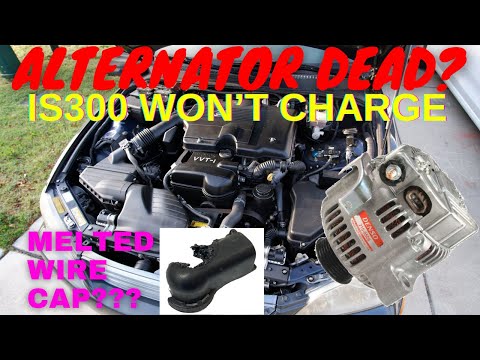 Troubleshooting Alternator on Lexus IS300 2JZ 1JZ | Melted Plastic Cap