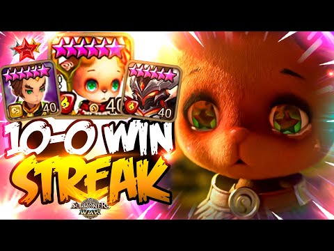 10-0 WIN STREAK in Summoners War G3 RTA