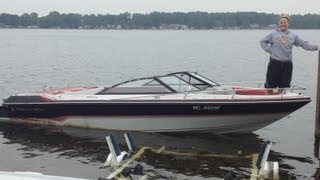 OMC COBRA STERN DRIVE AND &quot;THE NEVER REMOVE PLUG&quot; OMC COBRA BADGE