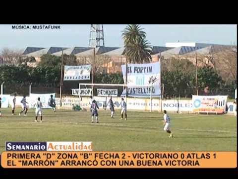 Primera "D" Zona "B" Fecha 2: Victoriano Arenas 0 Atlas 1