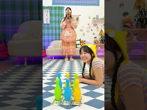 kkubi won the challenge with her mom 😲 See what she did ❤️