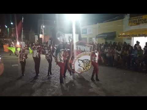 Entrada da Bampoc de Candeias -Ba no primeiro encontro de bandas e fanfarras de Tanquinho -BA
