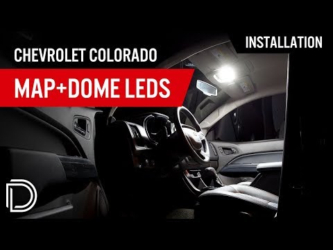 How to Install Chevrolet Colorado Map & Dome LEDs