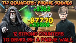 SWGOH - TW/GAC Counters: How To Counter Padme - 12 Padme Counters To CRUSH Padme Walls!